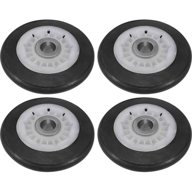 QUARKZMAN Set of 4 Dryer Drum Roller Kit 4581EL3001E Dryer Drum Roller Support Wheel Kit, Maintenance Repair Kit Replacement Part