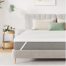 Novilla Matratzen Topper 180x200 7.5cm Höhe Bambus-Schaumstoff MatratzenTopper für Boxspringbett Wohnwagen Schlafsofa Matratzenauflage Bezug Waschbar Oeko-TEX