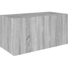 vidaXL Armadietto da Parete Grigio Sonoma 80 x 39 x 40 cm Legno Multistrato