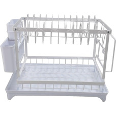 Dish Dryer, Cutlery Holder, Heavy Duty Construction, Minimalist, Rustproof, Household (Narootene5wdx1v78-12)