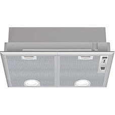 Bosch Serie 4 DHL555BL Cooker Hood 360 m³/h Wall-Mounted Silver C - Cooker Hoods (360 m³/h, Ducted/Recirculating, C, A, D, 56 dB)
