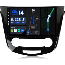 BXLIYER -[6G+128G] Android 14 IPS 10.1-tolline autoradio Nissan Qashqai J11 X-Trail Rouge (2014-2018) - Sisseehitatud Carplay / Android Car - Kaamera + mikrofon - 2 DIN - Juhtrattajuhtimine DAB Fast-Boot