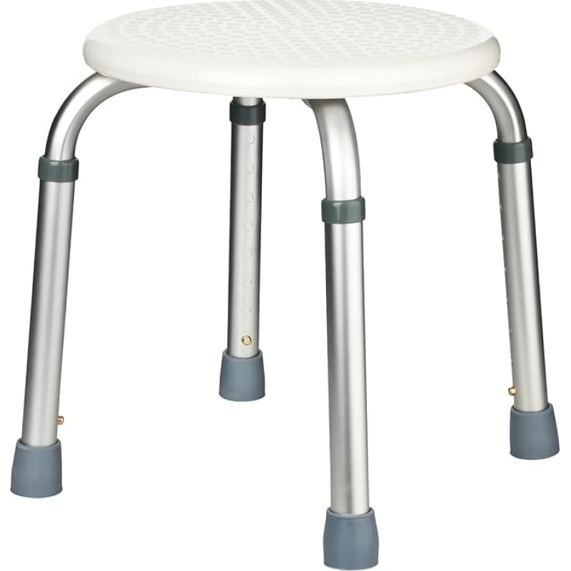 Flexilife dušijalats eakatele ruudukujuline reguleeritava kõrgusega vannituba valge