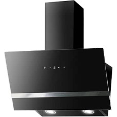 Respekta pliidikupu / nurgapealne pliidikupu 80 cm / musta värvi metallkorpus klaasist ekraaniga / väljatõmbamise ja ringluse funktsioon / CH24080SM / A / 65 - 70 dB