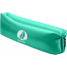 Captain Mike Air Diivan - Täispuhutav diivan ilma pumbata - Rannapuhkealus - Kokkupandav ja kaasaskantav - sisaldab seljakotti - 190 x 70 cm - rannale, aeda, reisile, telkimiseks (tumeroheline)