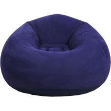 KSGSFSA Air Sofa Lazy No Bean Bag Inflatable Chair Inflatable Sofa Washable Living Room Deck Chair Bedroom Bean Bag Super Soft (Navy Blue)