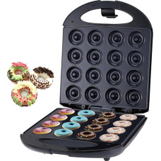 SOKANY SK-08002 1400W Donut Maker, Mini Doughnut Maker 16 Mini Doughnuti jaoks, mittekleepuv kattekiht, automaatne temperatuuri kontroll, BPA-vaba