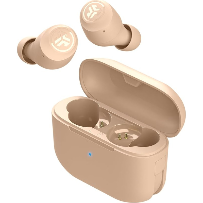 JLab Go Air Pop+ In-Ear kõrvaklapid juhtmevabad Bluetooth, tõelised juhtmevabad kõrvaklapid, 35+ tunnised kõrvaklapid, juhtmevabad kõrvaklapid, kõrvaklapid mikrofoniga, USB-C laadimiskarp, Dual Connect, EQ3 heli, toon 474