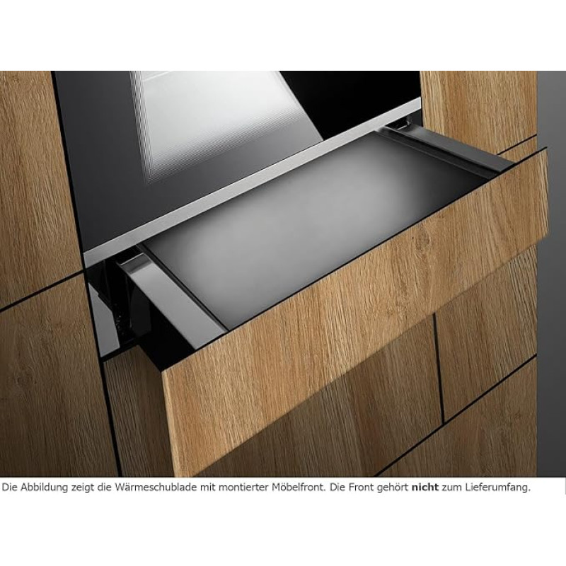 KÜPPERSBUSCH Heat Drawer, Black, Fully Integratable, Push & Pull Opening, Induction, 14 cm Height, 30-80°C Temperature Range
