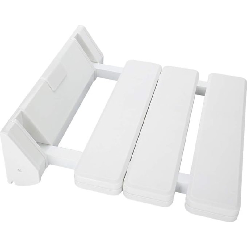 Foldable Shower Seat Wall Shower Chair Folding Living Room 130kg Can be used for Home, Hospital, Bathroom, Pokey, Spa or Sauna