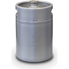 Mini 304 Stainless Steel Barrel Growler (5L, Standard Silver)