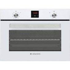 Aspes AHM9500DCB Multi-Function Oven with Fan, White Glass, Capacity 50 L, 1200 W, 9 Programmes, Enamelled Interior, Easy Cleaning, Manual LED Indicator, Energy Class A