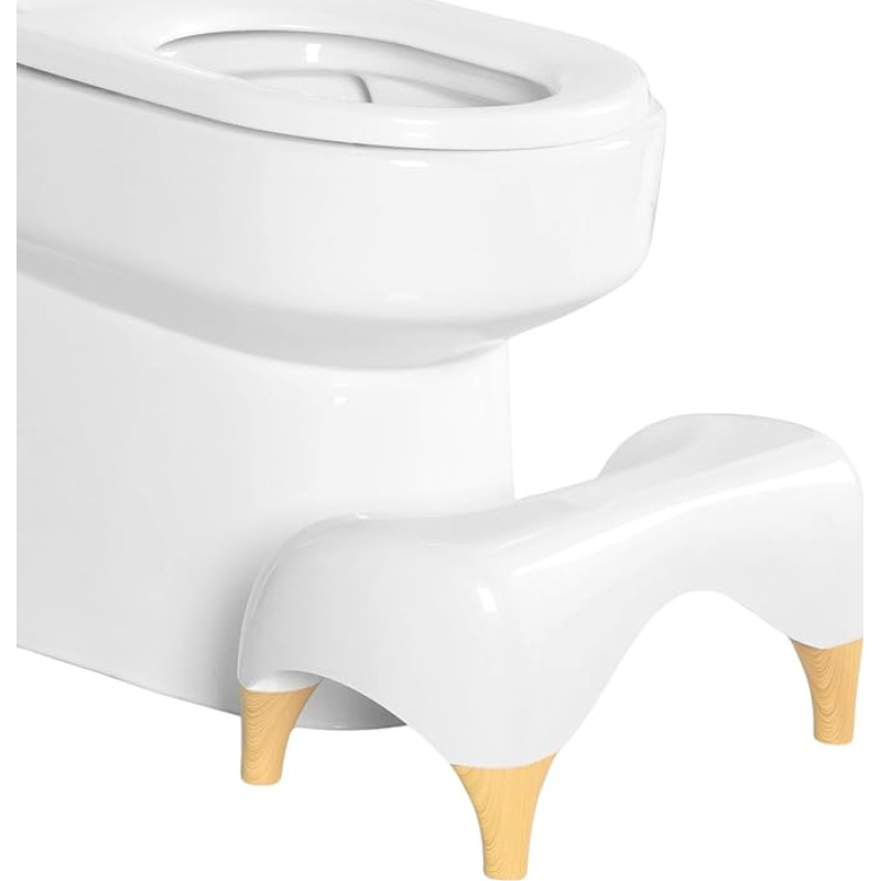 WASHIKU Toilet Stool for Adults and Children for a Gentle and Quick Departure, Portable Toilet Seat, Modern Design, Footrest, Doctor Recommended
