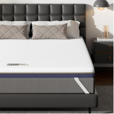 BedStory Orthopaedic Mattress Topper, 7.6 cm, Breathable and Comfortable,Hypoallergenic Washable Cover for Box Spring, Bed, Sofa Bed