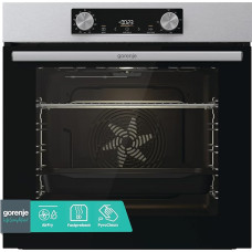Gorenje BOP6737E02XK Built-in Oven 77 Litres 60 cm Hot Air EcoClean Enamel Air Fry Hanging Glass Oven Door Fast Pre-Heat PyroClean Removable Glass Door Maximum Oven Temperature 300 °C