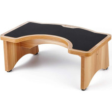 StrongTek Adult Toilet Stool, Bathroom Stool, Wooden Toilet Stool with Non-Slip Coating and 160 kg Load Capacity, Also Suitable for Potty Training