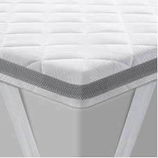 BedStory Topper 180 x 200 cm, H4/H5, 7.5 cm Height, Hard Foam Core, Breathable 3D Mesh Cover, Comfortable Mattress Topper for Box Spring Bed and Uncomfortable Beds, Sofa Bed