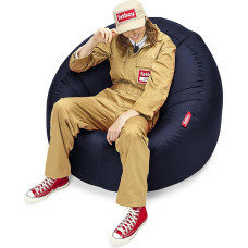 Fatboy® Lamzac 3.0 Air Sofa | Large Inflatable Sofa / Lounger / Bed Bean Bag Filled with Air | Suitable for Outdoor Use | 110 x 103 x 62 cm (Dark Blue)