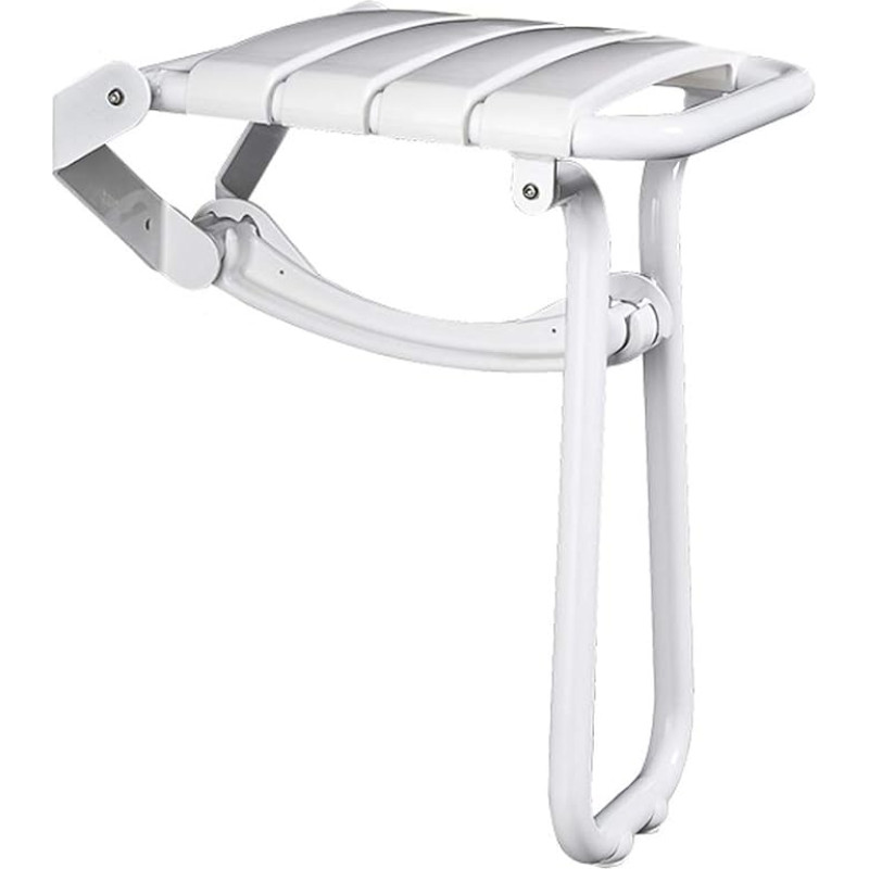SJMDZZ Folding Shower Seat, Wall Mounted Bathroom Seat, Elderly Disabled Safety Bath Chair, Bath Stool, Wall Stool, Shower Stool, Maximum Load Capacity 200 kg