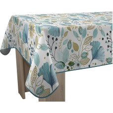 Le linge de Jules Bloom Stain Resistant Tablecloth - Rectangular 150 x 240 cm Blue Beige