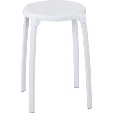 Ridder Bathroom Bathroom-stool, round, PREMIUM Range' Design, Diameter 30 x 46.5 cm, White