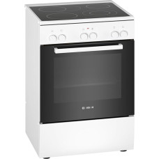 Bosch HKA090220 Freestanding cooker Zone induction hob White - Cookers (Freestanding cooker, White, Rotary, White, Zone induction hob, Glass-ceramic)