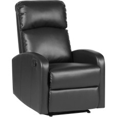 SVITA Reclining Chair TV Chair with Adjustable Leg Rest and Reclining Function, Faux Leather, Choice of Colours