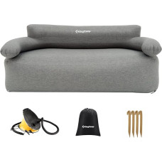 KingCamp Täispuhutav diivan Outdoor Camping Air Diivan Camping Diivan koos seljatoega Täispuhutav diivan Camping siseruumides, väljas, peol, reisil, rannas
