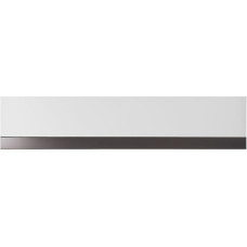 Küppersbusch CSW 6800.0 Heat Drawer + ZC 8022 Glass Front White + Design Strip Black Chrome