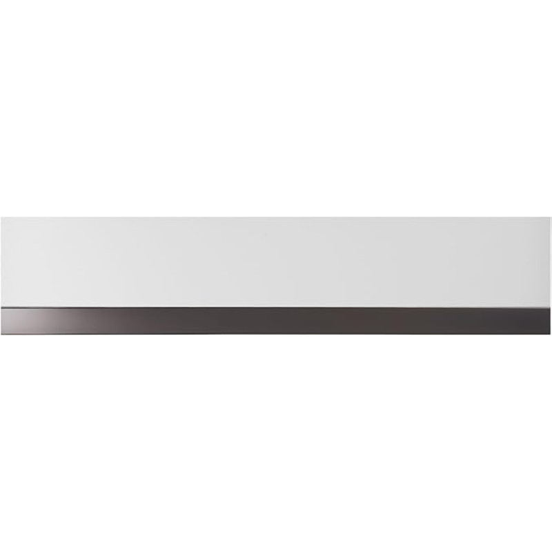 Küppersbusch CSW 6800.0 Heat Drawer + ZC 8022 Glass Front White + Design Strip Black Chrome