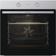 Gorenje BO 6717 E03X Built-in Oven / 77 Litres / Hot Air / ExtraSteam / GentleClose & Open / EcoClean / AirFry / PerfectGrill / PizzaMode / ChildLock / Retractable Toggle / Stainless Steel Look