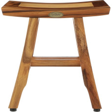 EcoDecors Satori Shaving Stool Teak Wood 10
