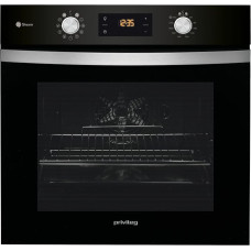 Privileg PBWK3 JH8S BLG Built-In Oven with Hydrolysis and Steam Functions, 71 Litres, Hydrolysis, Click and Clean, Multi-Level Cooking, Pizza Function, Freasy Cook