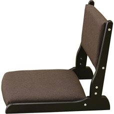 ZEYHOME Folding Tatami Chair with Backrest, Meditation Floor Chair, Portable Japanese Legless Chair, Wooden Lazy Sofa, Bay Window, Balcony, Living Room Chair, Floor Seat