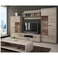 Modern 5 Piece Furniture Set - Stylish Sofa, Coffee Table and Chairs for Living Room, Comfortable Home Decoration and Fun Modern Design, Space Saving Solution