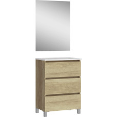 Baikal 280034358 Reduced Base Melamine 16 Natural 60 cm F36