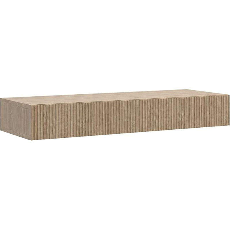 Selsey Nolie Dressing Table Makeup Table 110 cm with 2 Drawers Hanging Oiled Oak