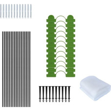 Gewächshaus-Creolen-Set, mit abnehmbar, zum Schutz der Pflanzen, stützende Isolierfolien, Sonnenschutzabdeckungen zur Vermeidung (1 Stück)