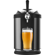 Cecotec Beer Dispenser BeerFlow Steel 5000, 65 W, Temperature Range from 2 to 12 °C, Universal Pressure Barrels 5 L, LED Temperature Display, Carry Handle, Non-Slip