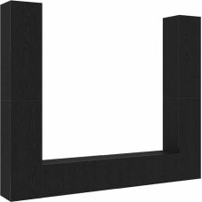 vidaXL Check dieses TV-Schrank-Set, 6-teilig, schwarze Eiche. Es ist aus Holz gefertigt und hat einen super modernen Look. Ideal für Ihr Wohnzimmer oder Ihr Heimkino, es bietet Ihnen maximale